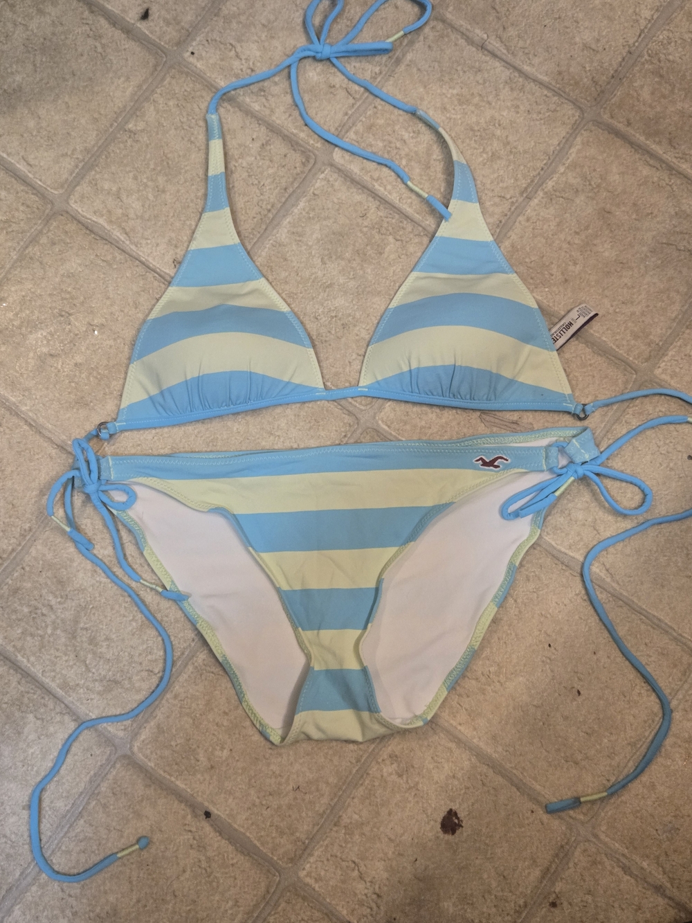 PINK Coral Bikini Set with Script Print - Picture 12 of 16